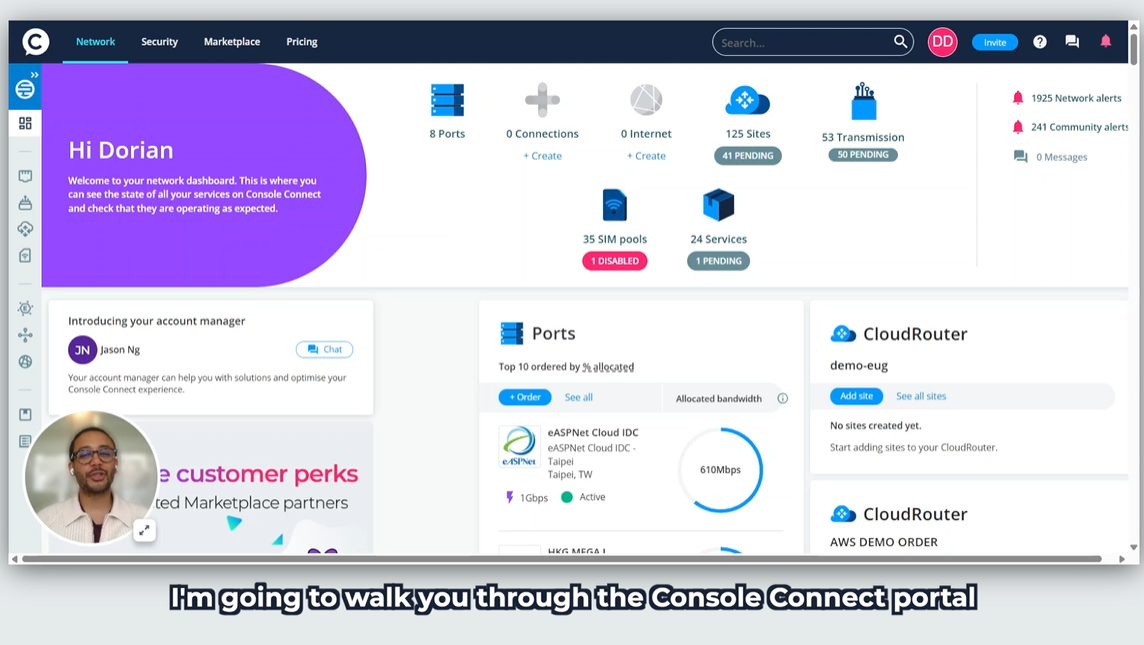 Platform demo: Getting started with Console Connect